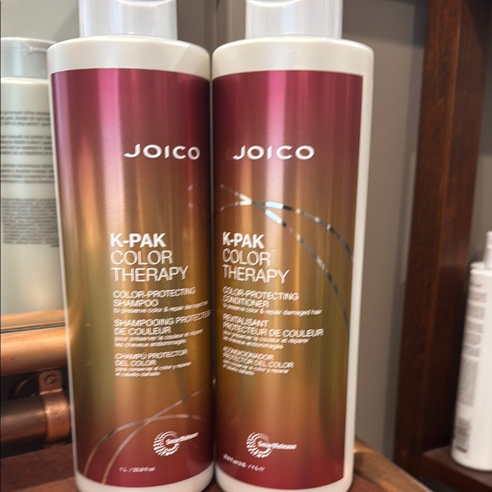 Joico  k Pak Color therapy shampoo and conditioner liters. New.